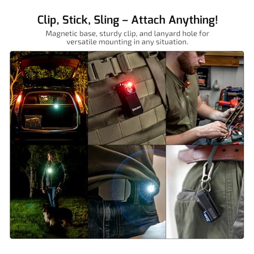 OLIGHT Oclip Pro EDC Flashlight Clip-on Light, Rechargeable 500 Lumens with Three Lighting Solutions Type-C Charging, Magnetic Flash Lights for Signaling, Cycling, Outdoor or Indoor Use(Black) - Image 9