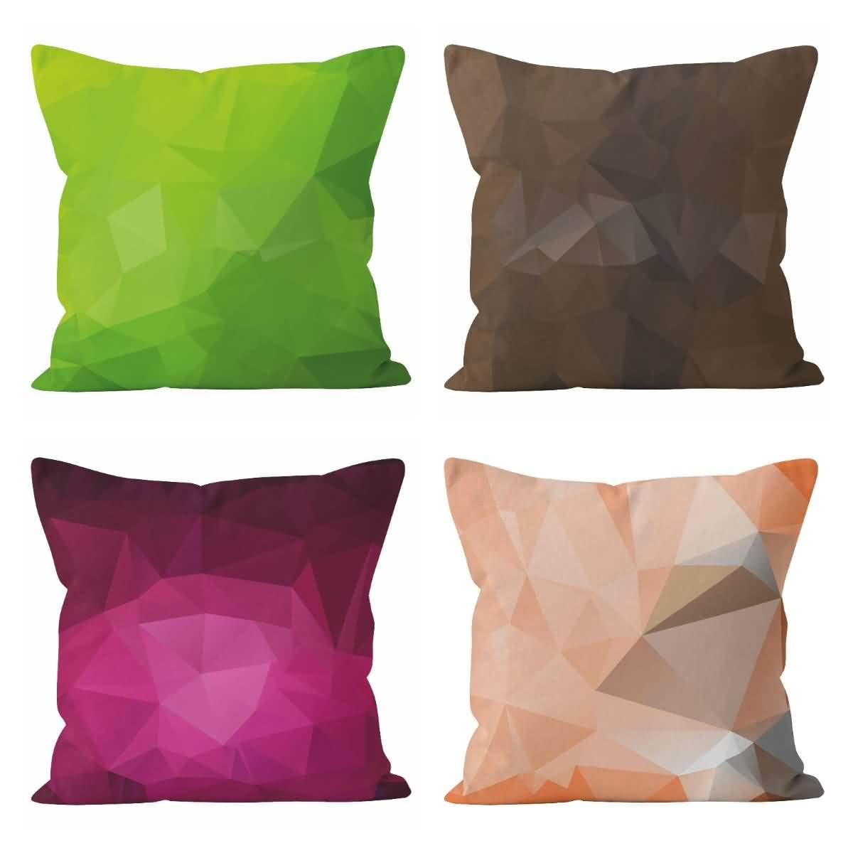 Lino Fodere per Cuscini Seduta Divano Federe Cuscino Letto Cotone Fantasia 50x50cm, Arte Geometrica Federe per Cuscini per Divano Federe Cuscino Lungo 4Pcs