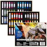 LIGHTWISH 72 Pastels Doux Professionnels Lot Ultra Complet pour Artistes, Débutants & Adul...