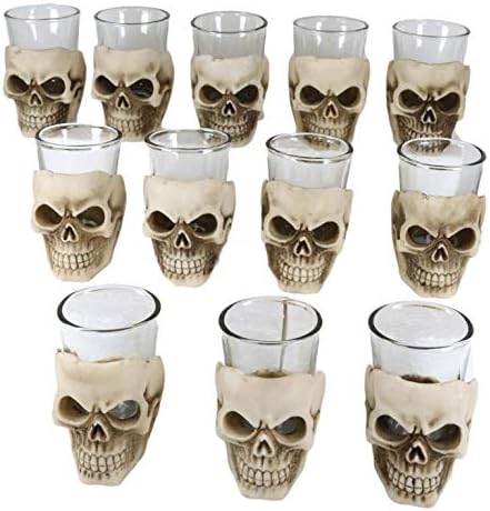 Autel D'crânes Squelette De Terreur Lot De 12 Verre À Liqueur Shooter Fancy  Decor : Amazon.fr: Cuisine Et Maison