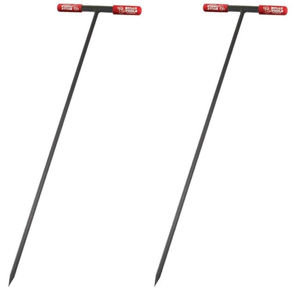 Bully Tools 99203 Soil Probe Steel Tstyle Handle, 48_inch (2 Pack)