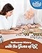 WE Games Royal Game of UR - Ancient Strategy Two-Player Board Game with 13.5” x 5.5” Wood Board & Storage Drawers, Ideal for History Enthusiasts