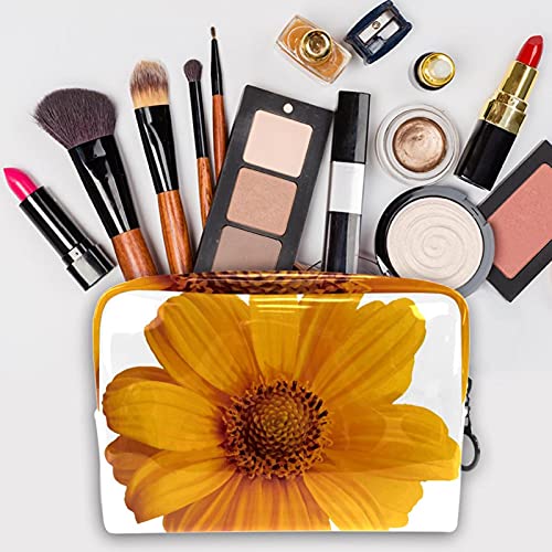 Trousse à maquillage fleurs blanches pour ne plus perdre vos rouges à lèvres