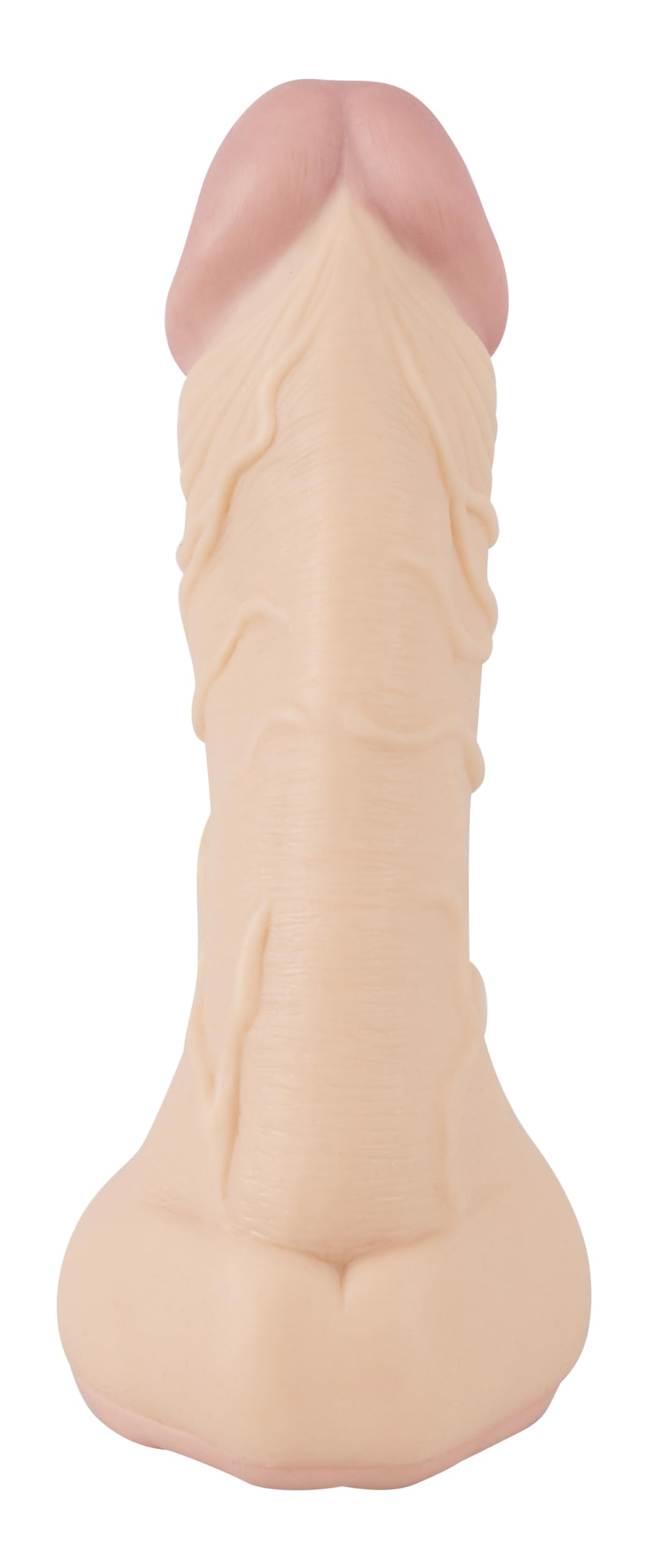 2in1 Extension + Mastubator - stimulierendes Penis-Sleeve für Männer, Penisverlängerung und -verdickung, realistisch, hautfarben