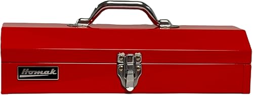 Miniatura 7 de Homak - Caja de herramientas para techo de acero, color rojo, 16 pulgadas