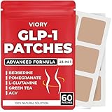 VIORY GLP-1 Patches for Women & Men | GLP1 Patch with Berberine, L-Glutamine, Garcinia Cambogia, Resveratrol - Packaging May Vary | 60 Days Supply