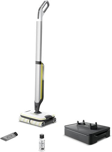 KÄRCHER Nettoyeur de SoLS FC 7 Cordless, avec 4 Rouleaux Microfibres Contrarotatifs, Durée d'Utilisation de la Batterie : env, 45 Min, Rendement de Surface par Charge de Batterie : env, 175 M² - 1