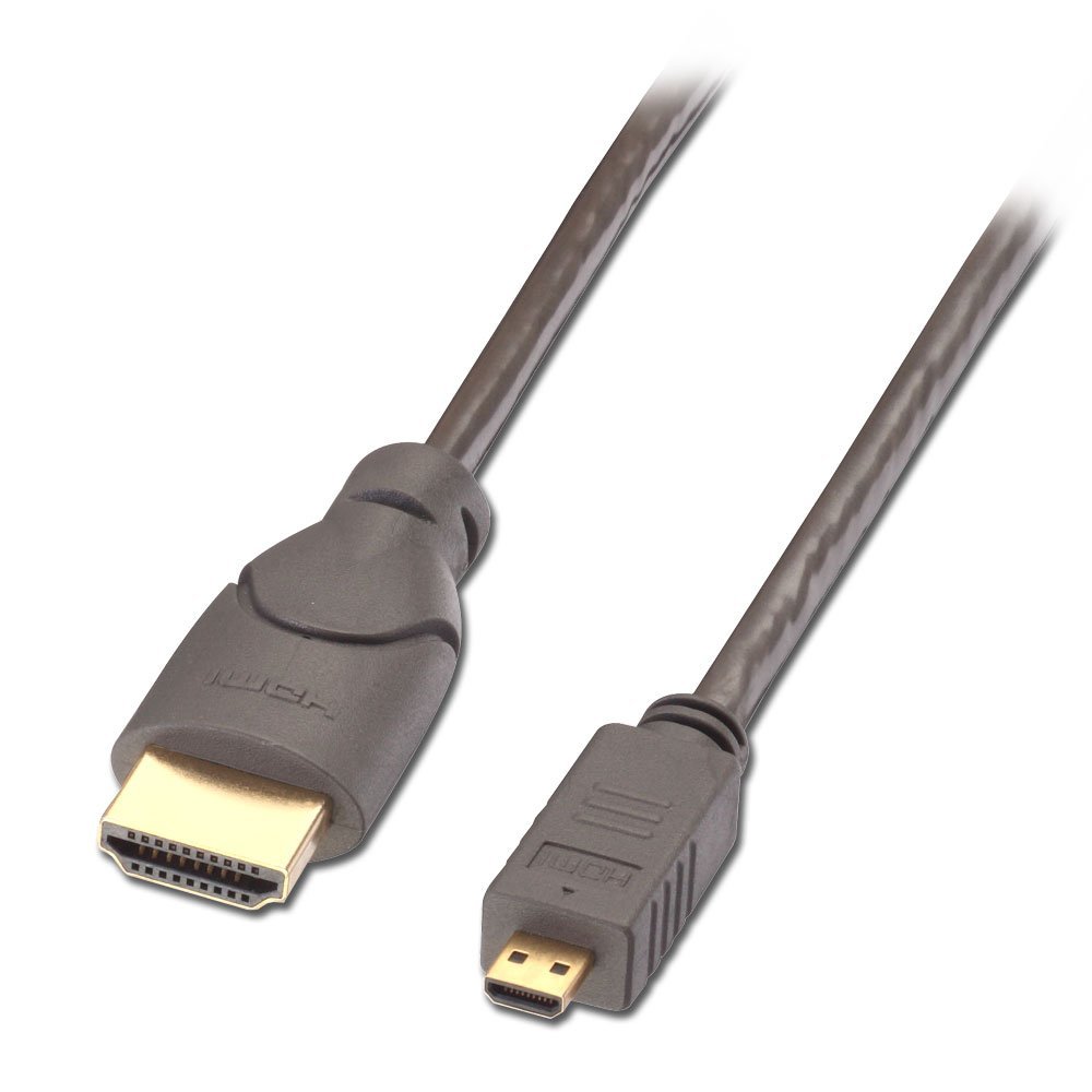 LINDY 2m High Speed HDMI to Micro HDMI Cable with Ethernet