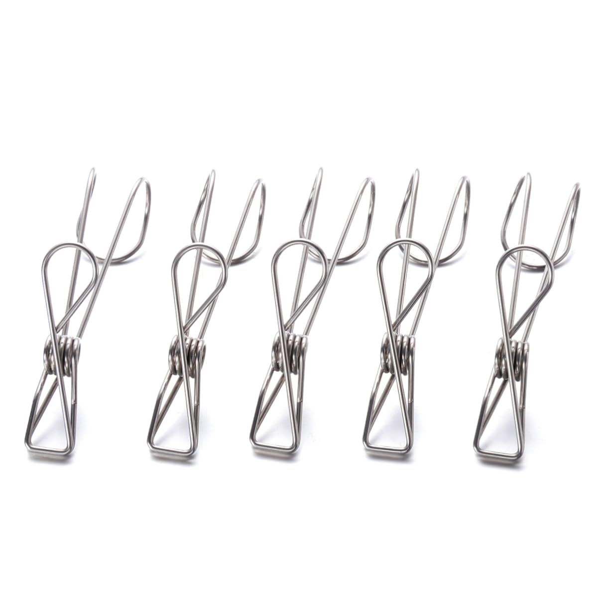 MAGICLULU 30pezzi Mollette Inossidabile Per Abbigliamento e Biancheria Clip Multifunzionali Per Asciugatura Resistenti e Antiscivolo Per Camicie e Coperte