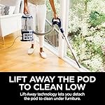 Shark Upright Vacuum, Navigator Lift-Away Deluxe with Large Dust Cup Capacity, HEPA Filter, Swivel Steering, Upholstery Tool & Crevice Tool, Blue, NV360 - Image 3