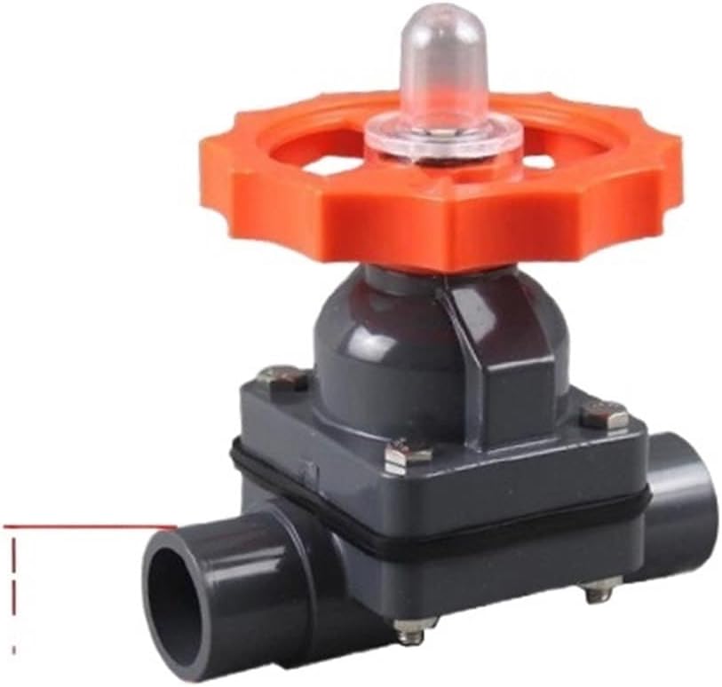 1 Pcs UPVC Gate Diaphragm Valve Aquarium Tank Irrigation Adapter Garden Water Connectors Industrial Pipe Fittings(110mm (DN 100))