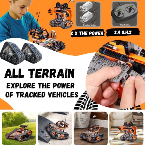 Stem Projects For Kids Ages 8-12 Remote Control Cars/Robot Building Toys Set 8-10 Boy Robotics Gift Cool Engineering Rc Car Kits To Build Best Birthday Gifts For Boys 7 8 9 10 11 12 15 + Year Old Toy #TOP1