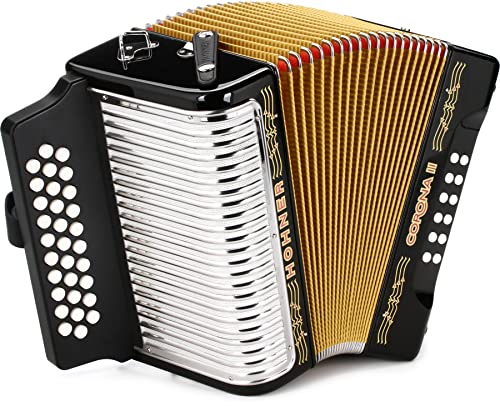 Hohner Corona II Diatonic Accordion - GCF