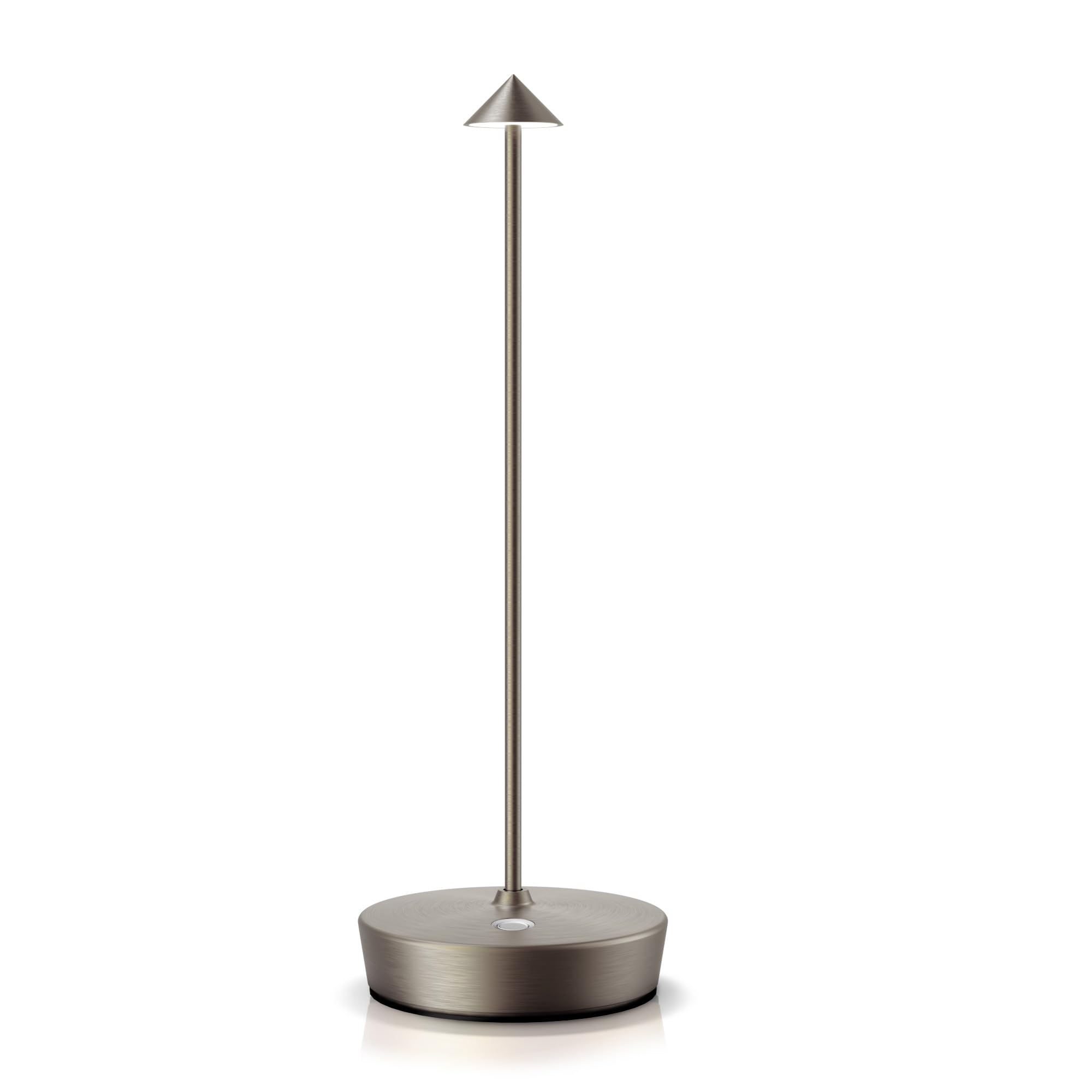 SAKRINGT Cordless Table Lamps Rechargeable, 6000mAh Battery Operated Waterproof Stepless Dimming Modern Portable LED Table Light for Restaurant Dining Patio Outdoor