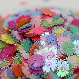 2000 Pieces Daisy Confetti 10mm Flower Table PVC Confetti for DIY Mold Art Nail Artwork Holiday Engagement Wedding Bridal Shower Birthday Valentines Party Decorations (Mixed)