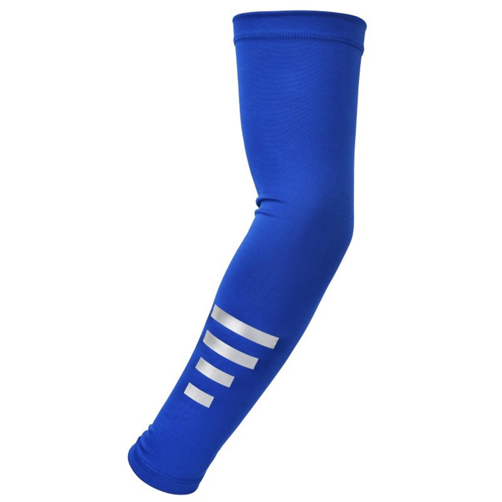 MICFENY Cooling Sun Protections Sleeves Elastic Sports Arm Covers For Cycling Running Night Reflective