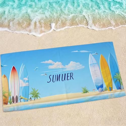 Serviette microfibre plage absorbante et compacte grand format XXL - 2