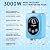 Tankless Electric Water Heater 110V-3000W Electric Heatless Water Heater,Under Sink Water Heater with Digital Display for Kitchen Bathroom Washin?110V Blue?