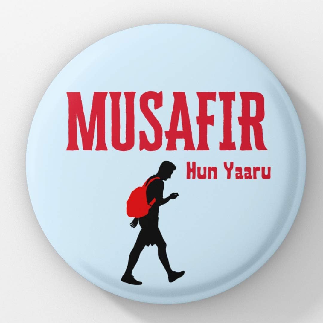 KVin Store Fridge I Fridge Magnet for Refrigarator I Fridge Magnet Personalised I Fridge Magnet I Musafir Hun Yaro