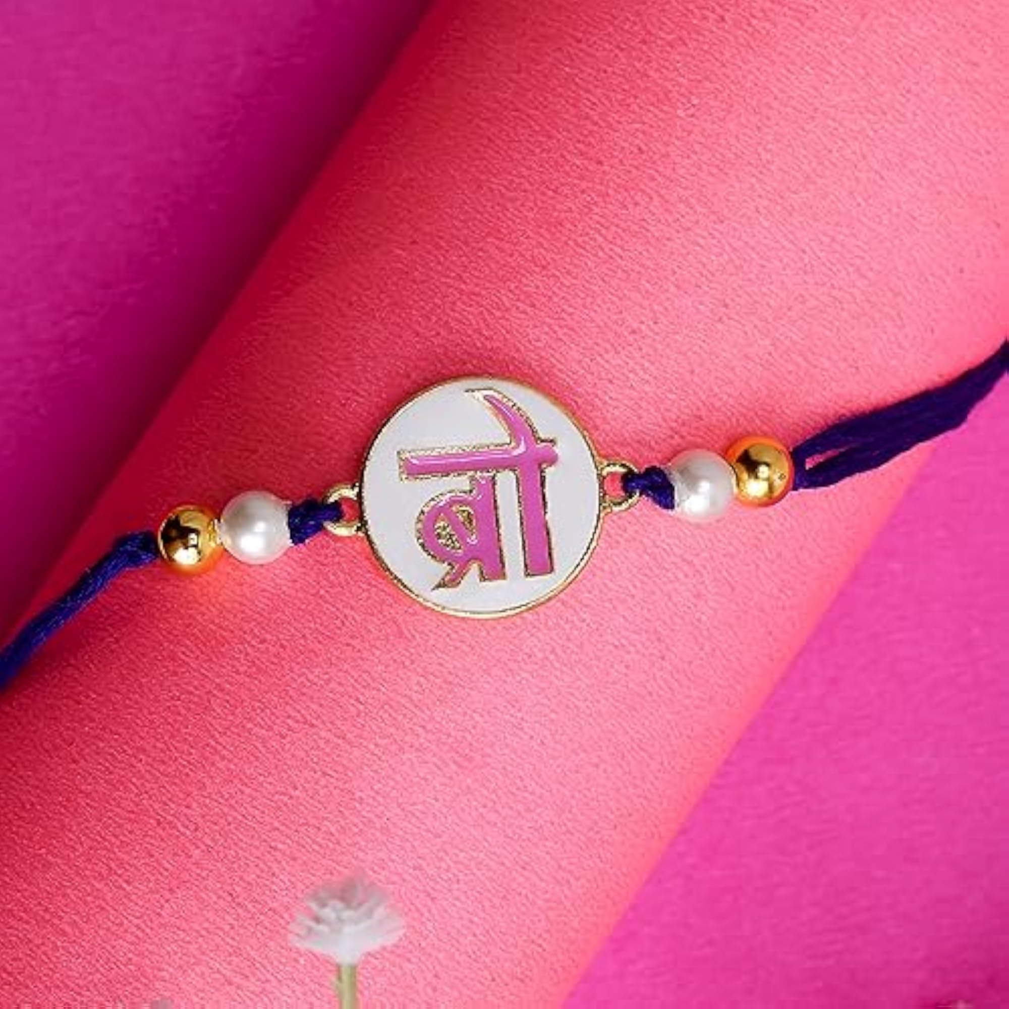 Traditional BRO Enamel Rakhi for Brother Pack of 1