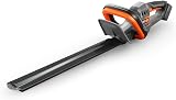 Taille-haie 20V avec Batterie FUXTEC FX-E1HS20 Taille-haie électrique avec Batterie Li-ION 2Ah et Chargeur 1A - Longueur de Coupe 52 cm - 9