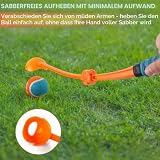 ALL FOR PAWS Hundeballwerfer, faltbarer Tennisballwerfer, Apportierballwerfer mit bequemem Griff, 6,3 cm Ball im Lieferumfang enthalten