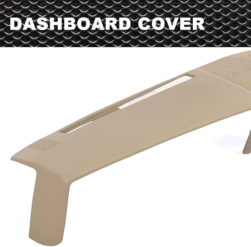 Miniatura 7 de Cubierta de salpicadero compatible con Chevy tamaño completo GMC 1981-1987compatible con Chevy SUV GMC 1981-1991 cubierta de tablero beige