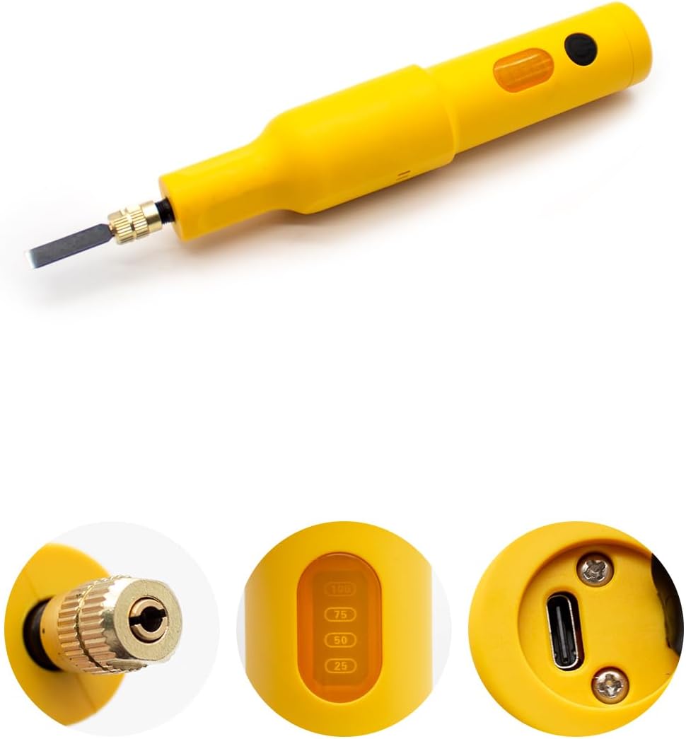 Woodworking Electric Engraving Machine, Rechargeable Portable Handheld Electric Chisel Wood Cutter with 20PCS Replaceable Blades