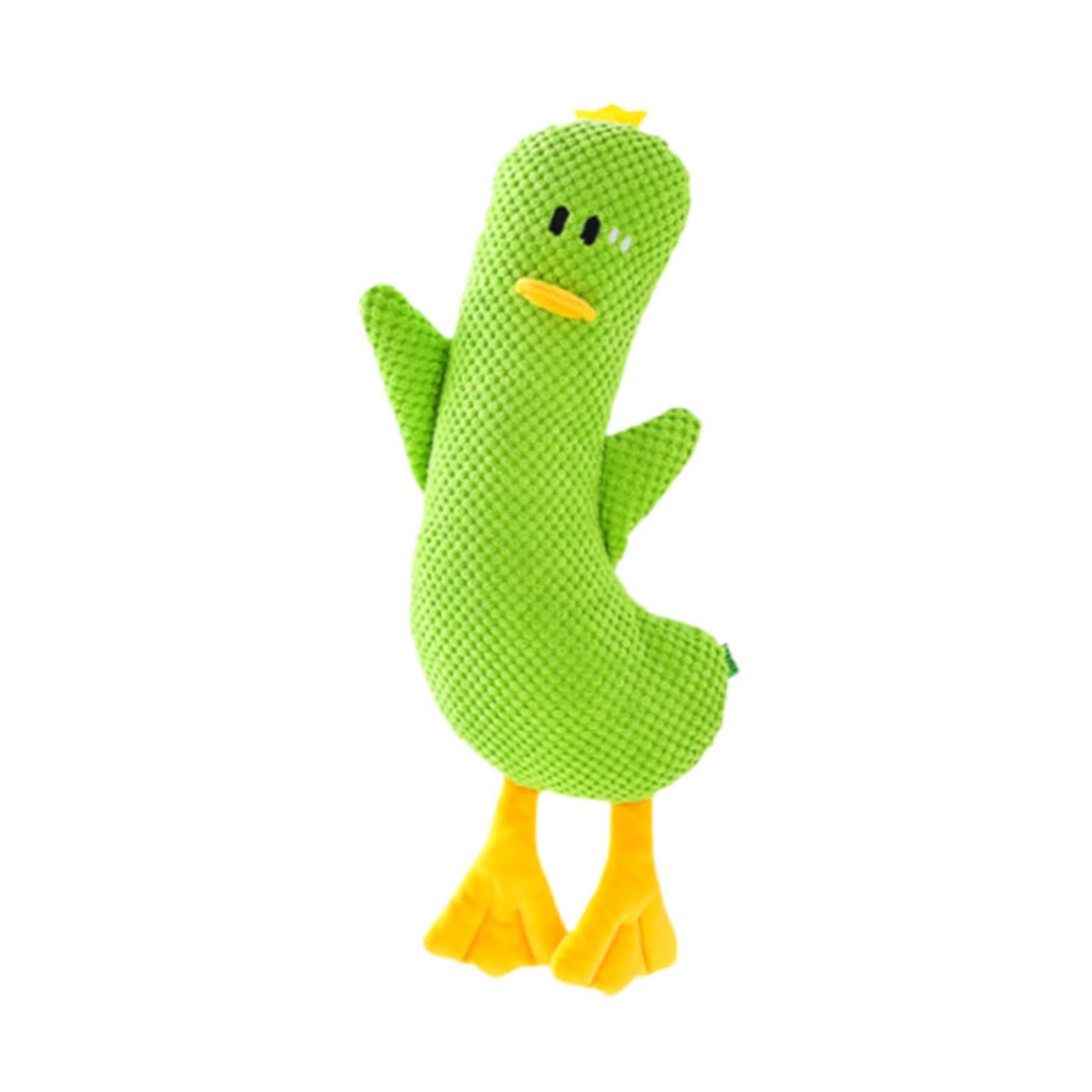 Jouet à Mâcher pour Chien Jouet Interactif Sonore d'exercice pour Animaux de Compagnie en Forme de Canard avec Couineur Intégré Approprié pour Offrir, S