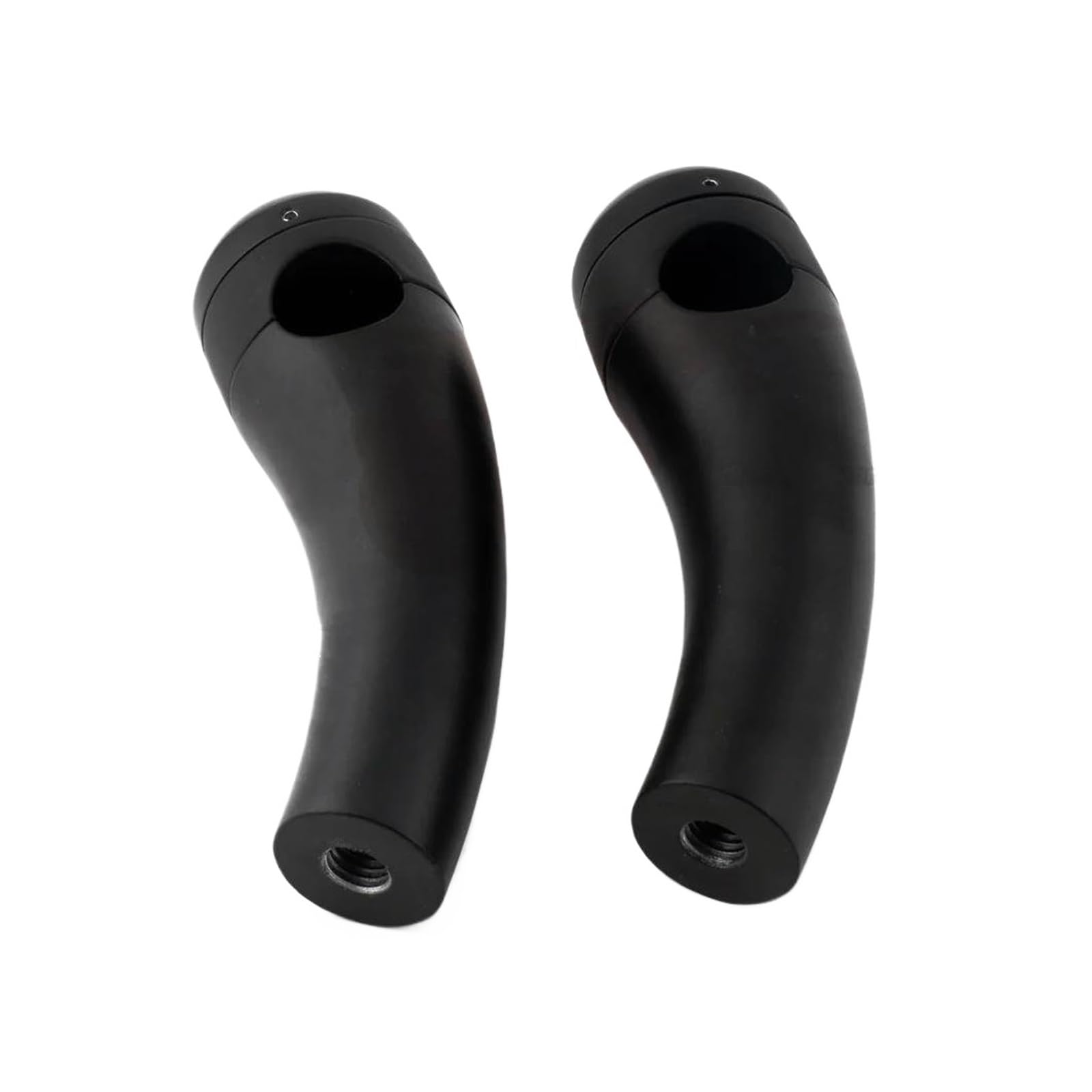 Abrazadera Manillar 1 Par 7/8' 22 Mm Universal Para Manillar Motocicleta Abrazadera Manillar Adaptador Montaje Movimiento Trasero Para Manillar Motocicleta Elevador(7 inch Black riser)