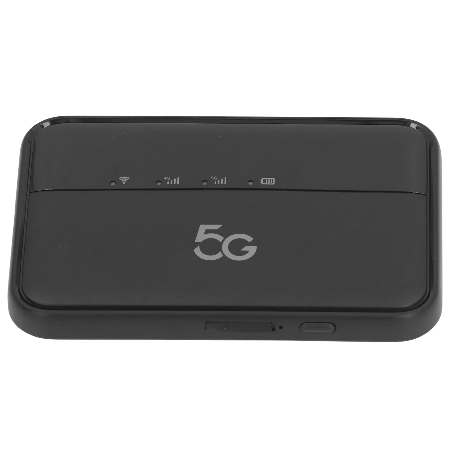 Generic Router Wireless Modem WiFi 5G Portatile con Connessione Ad Alta velocità, Batteria a Lunga Durata, 16 Dispositivi Supportati, per Viaggiatori, ABS 5,3x3,1x0,6 Pollici