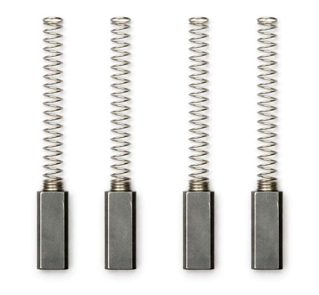 SSKR Sewing Machine Motor Carbon Brush | Motor Carbon Brush with Spring | Compatible with Most Domestic Sewing Machines | Pack of 4 Pcs