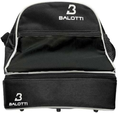 BALOTTI Sac de pétanque avec compartiment triplette - emplacement pour cochonet et 3 boules. Sacoche pratique avec sa anse de transport