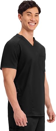 Cherokee WW Revolution Scrubs For Men V-Neck Mesh Yoke 2 Pockets