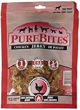 PureBites Gently Air Dried Chicken Jerky Dog Treats 321g | 1 Ingredient | Made in Canada (Packaging