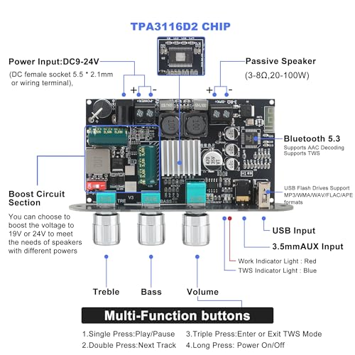 power amplifier home audio System product image