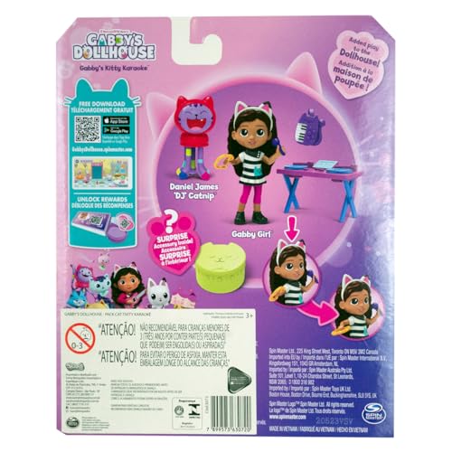Sunny Brinquedos Gabby S Dollhouse - Pack Cat-Tivity Karaoke, 3072, Multicor
