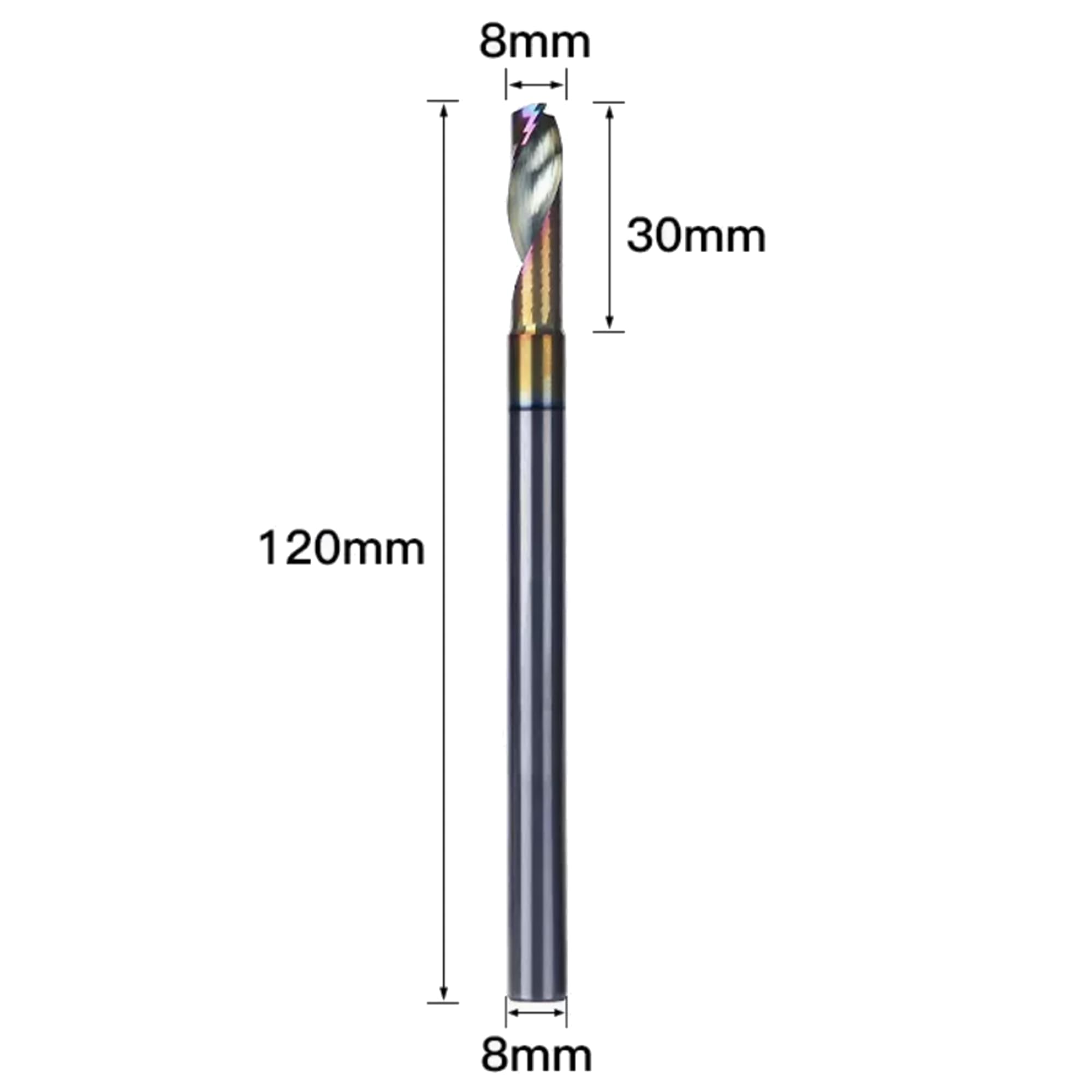 YANSYUAN Aluminum Alloy Milling Cutter with Coating Nano CNC Tools Milling Cutter Solid Carbide Milling