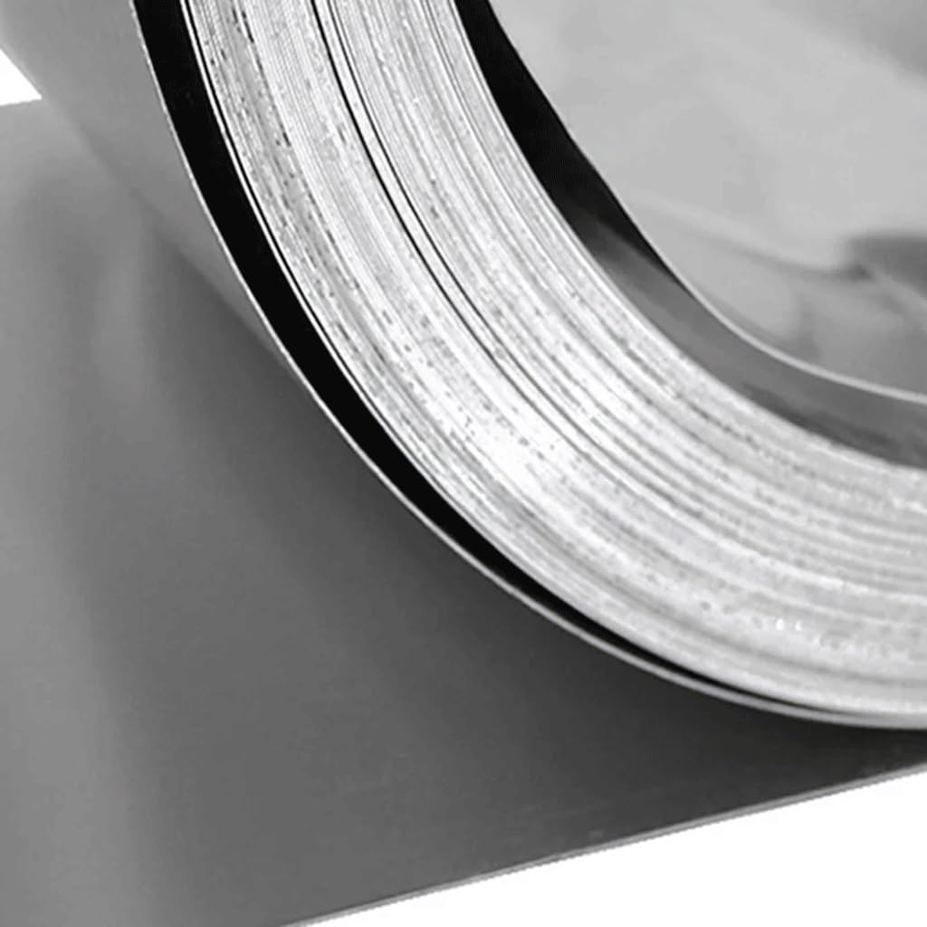 Rouleaux de Feuille métallique, Bande de cale en Acier Inoxydable, 1M, for la Fabrication moules, Plaque tôle(0.02X100X500mm 1pc)