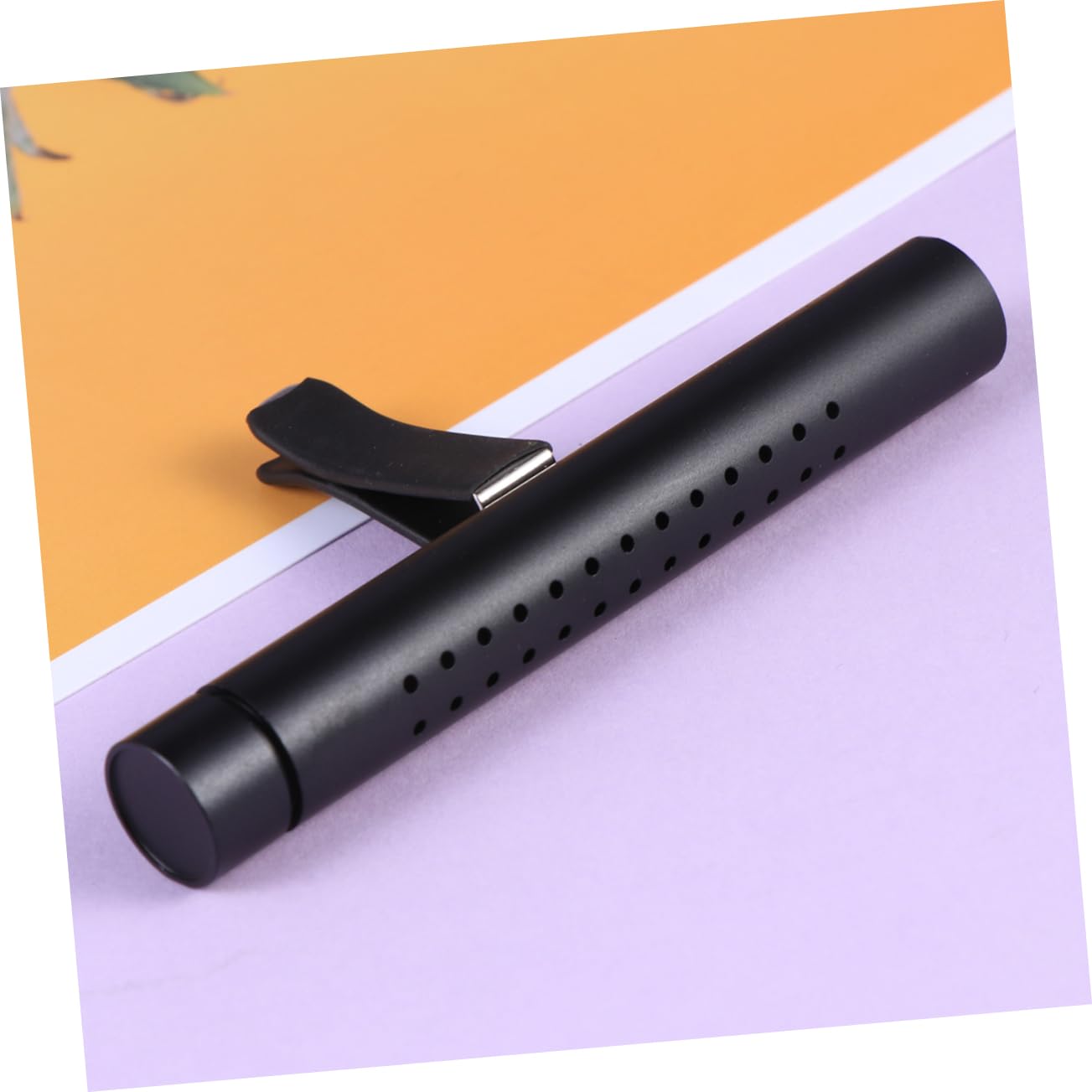 iplusmile 3pezzi Diffusore Di Per Auto Silicone Con Clip Per Ventilazione Profumo Per Auto Con Bastoncino Di Ricambio Design Elegante e Funzione Per Eliminare Odori Sgradevoli Nero