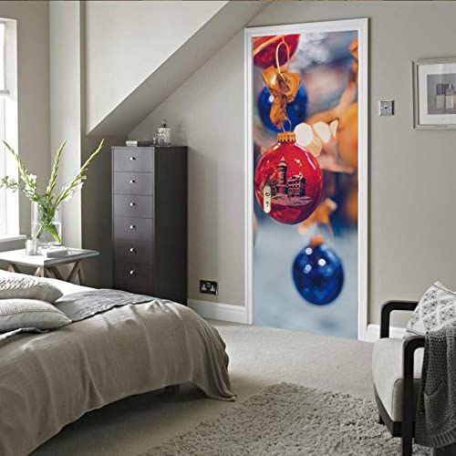 Papier peint art décor Noël autocollant pour masquer les défauts