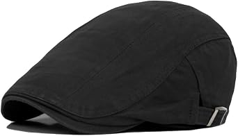 2 Pack Men's Cotton Flat Cap Ivy Gatsby Newsboy Hat