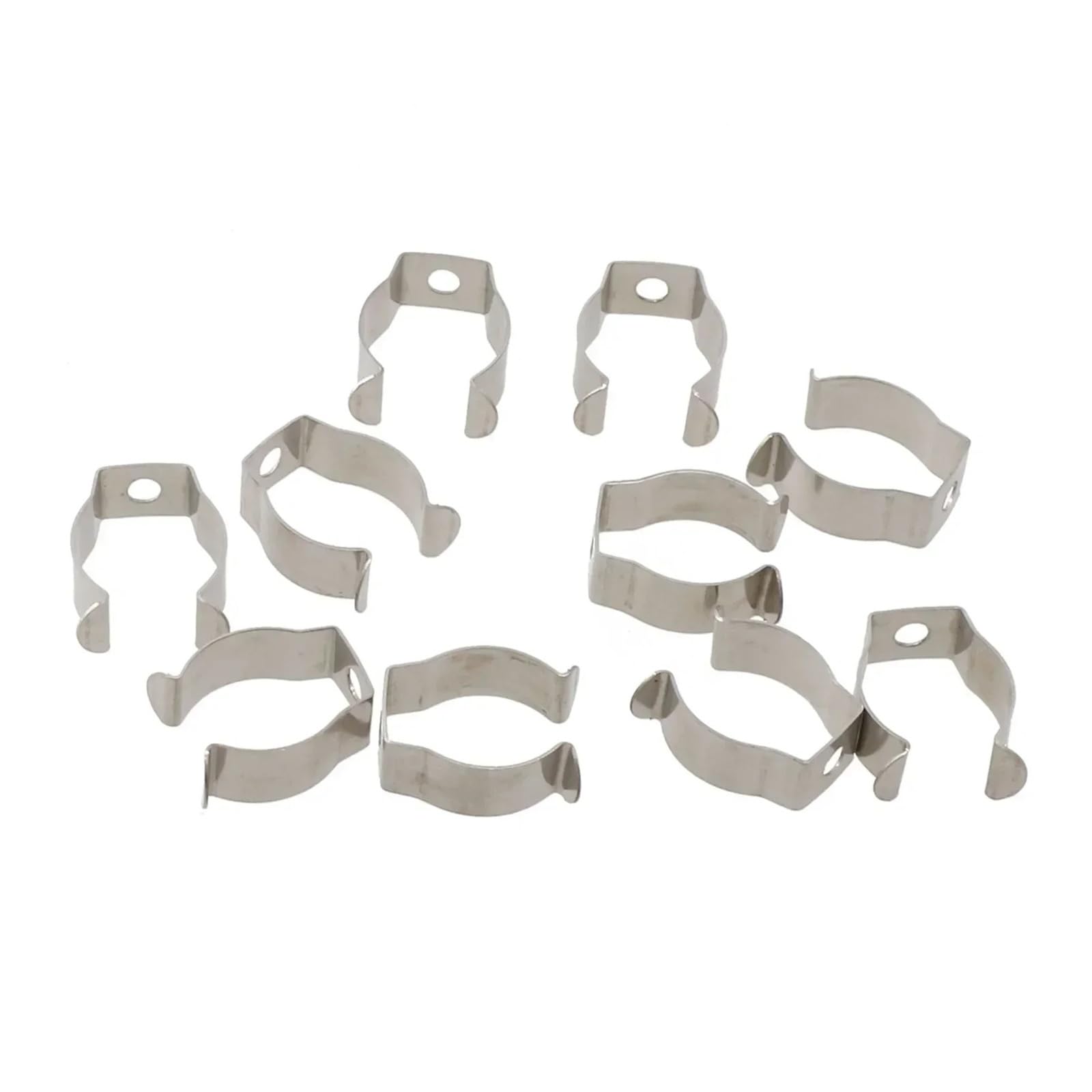 10pcs Spring Clips Stainless Steel Tool Storage Hangers for Garages Sheds Patios Cabinets Clip 6-28mm(16mm)