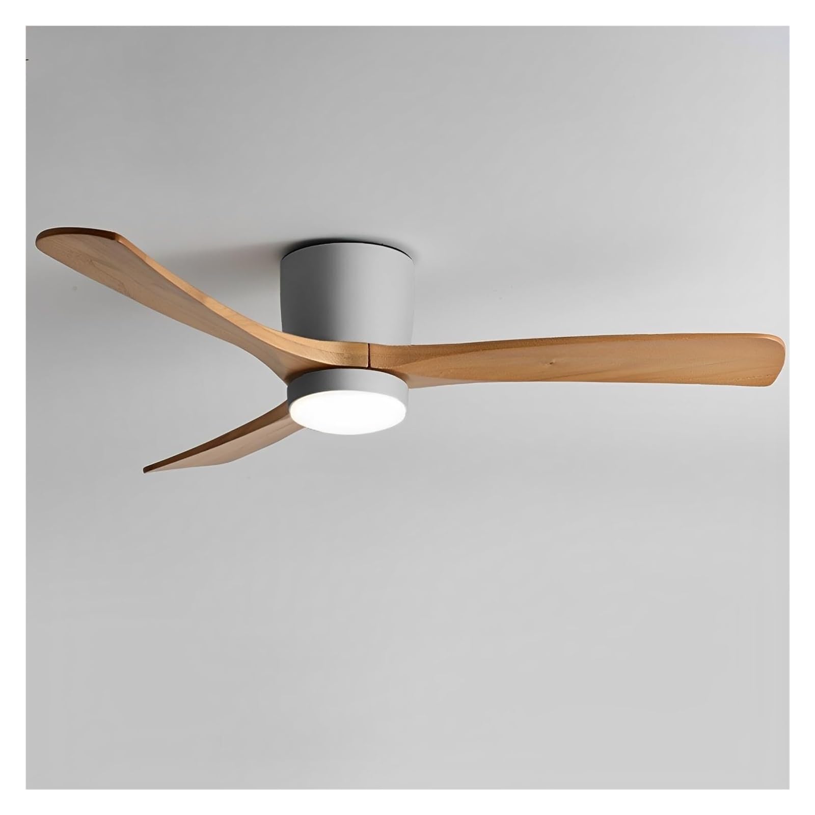 Quiet Ceiling Fan with Light Nordic Indoor Light Remote 6 Gear Wind Speed