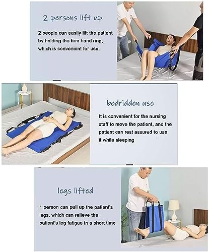 Portable Stretcher, Foldable Nylon Patient Transport, Soft Multifunctal Stretcher for Hospitals & Home Use, Emerncy,180x70cm