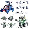Bundle - 2 Items: Sillbird Solar Robot Toys & Robot Building Kit with Remote Control for Boys Ages 8-14, Christmas STEM Robotics Technic Toy, Birthday Creative Gifts for Kids