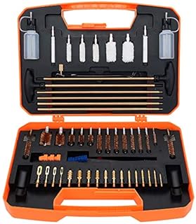 BOOSTEADY Ultimate Design Universal Gun Cleaning Kit Rifle Pistol Shotgun Cleaning Kit for All Calibers with Carrying Case Metal Brush and Reinforced Brass Rods