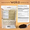 Waka Instant Black Tea Mix, Classic - 100% Tea Leaves, No Additives, Unsweetened Tea Powder for 50 Quarts or 200 Cups Easy and Quick Hot or Iced Teas (4.5oz)