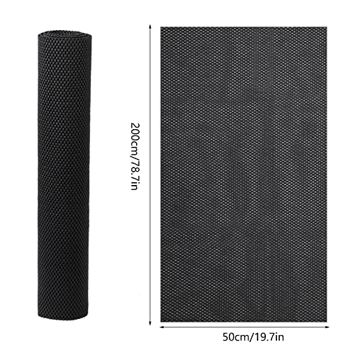 HuaJiao Multipurpose Non Slip Mat, 50x200 cm Anti Slip Rug Underlay Non Slip Matting Roll Anti Slip Rug Gripper Roll Pad Cuttable Carpet Underlay Drawer Liners Mat for Home Office Cars(Black) 2 HuaJiao Multipurpose Non Slip Mat, 50x200 cm Anti Slip Rug Underlay Non Slip Matting Roll Anti Slip Rug Gripper Roll Pad Cuttable Carpet Underlay Drawer Liners Mat for Home Office Cars(Black) - Image 2