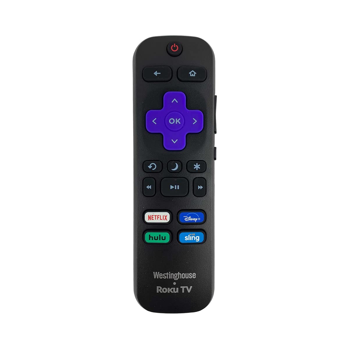 Ceybo 3226000887 Original Remote Control Compatible with All Westinghouse Roku Smart TV Includes Netflix Disney+ Hulu and Sling Shortcuts